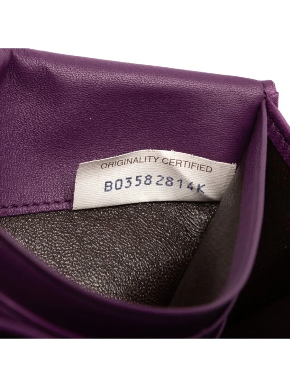 Bottega Veneta Giant Continental Flap Purple Intrecciato Calfskin Leathera